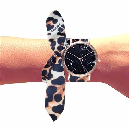 MONTRE LEOPARD CLASSIQUE GOLD