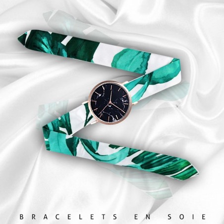 SET DE SOIE (MONTRE GOLD +...