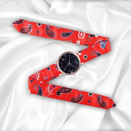 RELOJ ROJO PASIÓN GOLD