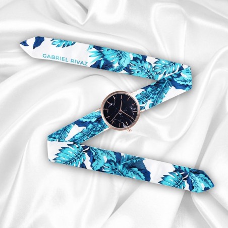 RELOJ TURQUESA TROPICAL GOLD