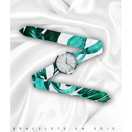 SET DE SOIE (MONTRE ARGENT...