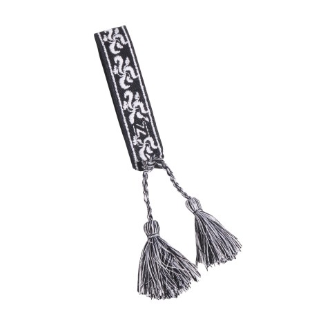 BRACELET POMPONS NOIR