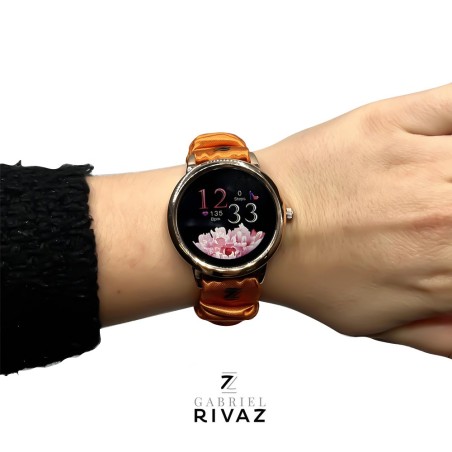 BRACELET CHOUCHOU ORANGE EN...