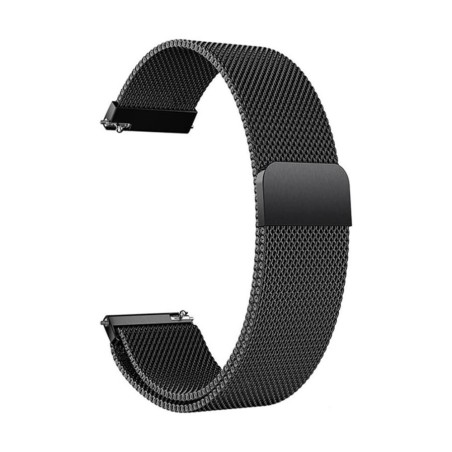 BRACELET MAILLE MILANAISE NOIR